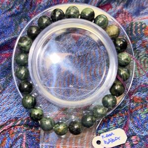 Elegant Green Kambaba jasper Beaded Bracelet